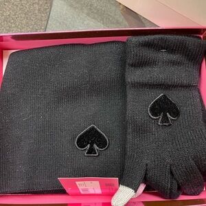 Kate Spade Hat and Gloves NWT